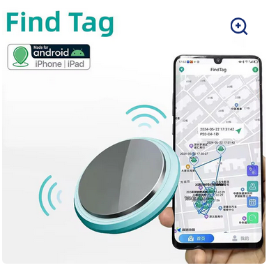 Smart Bluetooth Tracker Tag (Compatible with Apple Find My)