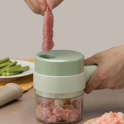 Household Multifunctional Wireless Electric Garlic Masher